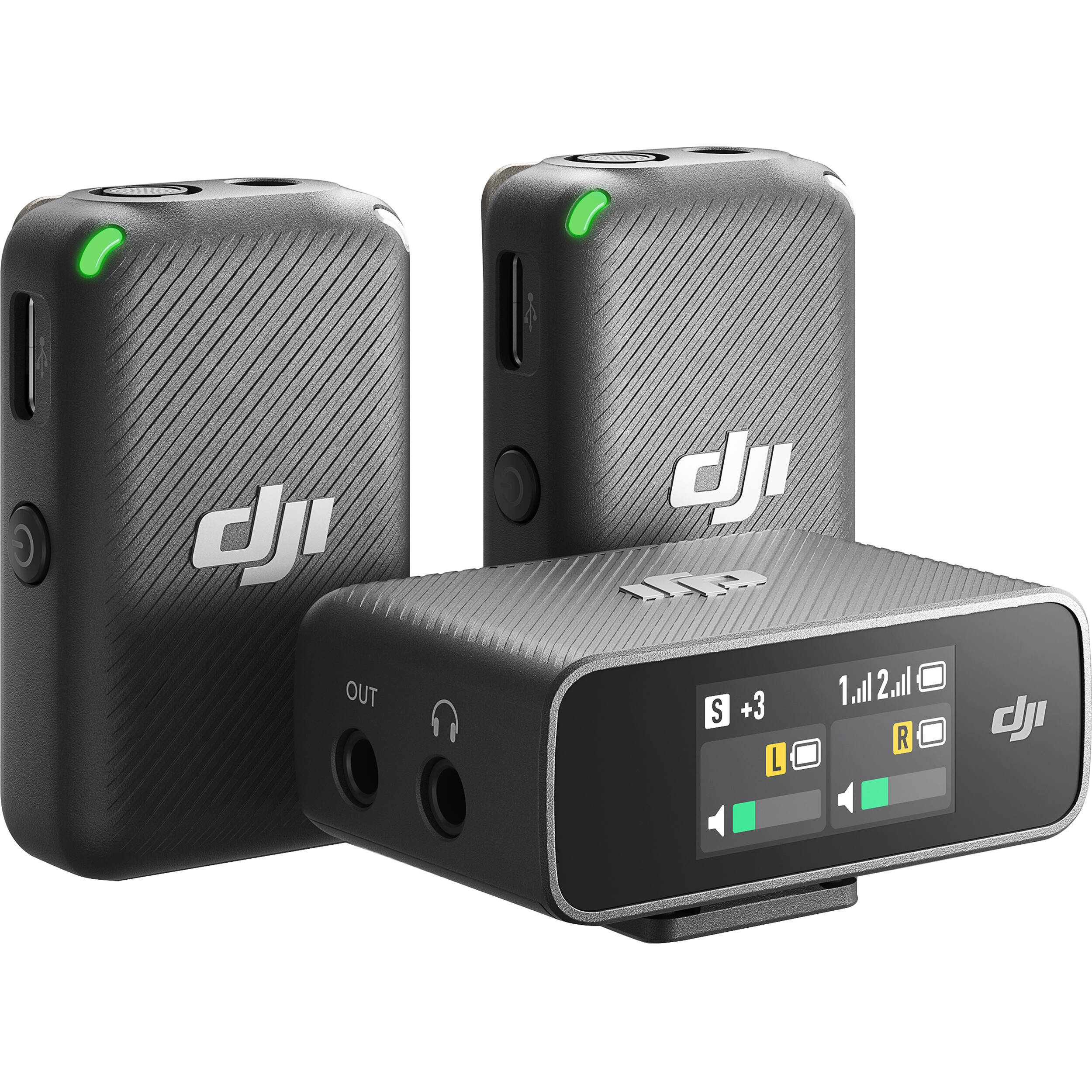 کیت میکروفن بی سیم دو فرستنده DJI Mic Wireless Microphone