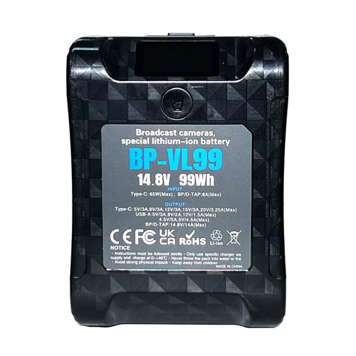 باتری وی مانت BP-VL99 Mini V Mount Battery با پورت Type-c