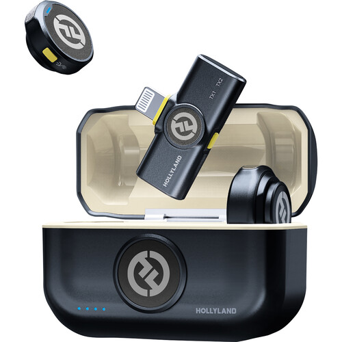 میکروفن یقه ای هالی لند Hollyland LARK M2 DUO For Lightning Connector برای آیفون