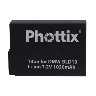 Phottix Li-on Rechargeable Battery DMW-BLD10 for Panasonic