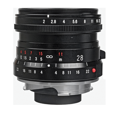Voigtlander Ultron 28mm f/2.0 Manual Focus M Mount Lens 
