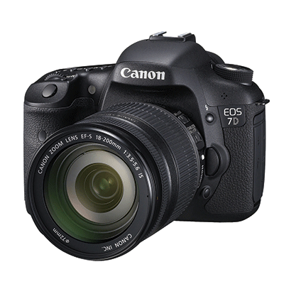 Canon EOS 7D with 18-200mm IS