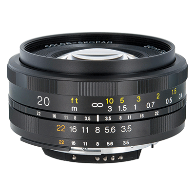  Voigtlander Color-Skopar 20mm f/3.5 SL II N Aspherical Lens for Nikon F