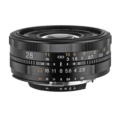 Voigtlander 28mm f/2.8 Color Skopar SL II Lens for Nikon 