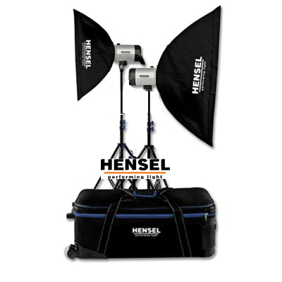 كيت کامل حرفه‌ای  دو شاخه  HENSEL INTEGRA PLUS 500  