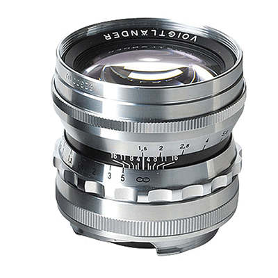   Voigtlander Nokton 50mm f/1.5 Aspherical Lens :Silver