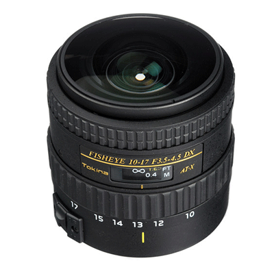 Tokina AT-X 107 AF NH Fisheye 10-17mm f/3.5-4.5 Lens for Canon 