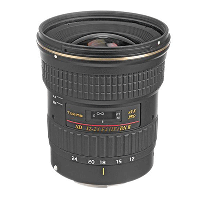 Tokina 12-24mm f/4 AT-X 124AF Pro DX II Autofocus Lens for Canon Digital Cameras 