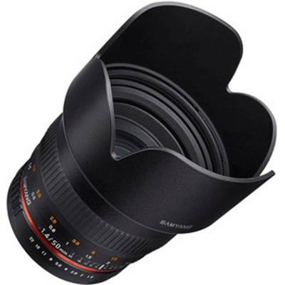  Samyang 50mm f/1.4 AS UMC Lens for Nikon F 