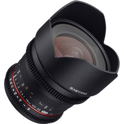 Samyang 10mm T3.1 ED AS NCS CS VDSLR Lens for Nikon :APS-C