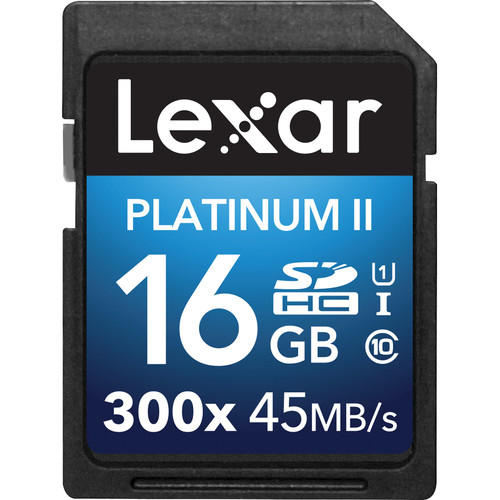 کارت حافظه اس دی لکسار Lexar 16GB Premium Series SDHC UHS-I 300x