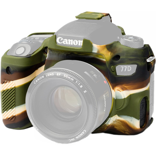 محافظ بدنه easyCover Silicone Protection Cover for Canon 77D (Camo)