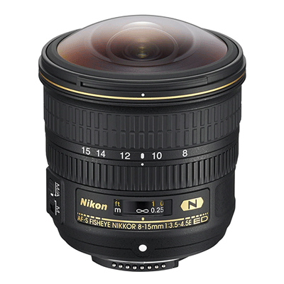 Nikon AF-S Fisheye NIKKOR 8-15mm f/3.5-4.5E ED Lens 