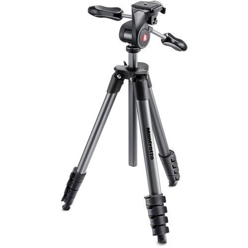 Manfrotto Compact Advanced Aluminum Tripod:MKCOMPACTADV