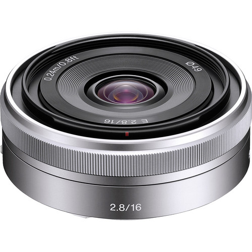 Sony E-Mount SEL16F28 16mm f/2.8 Wide-Angle Alpha E-Mount Lens