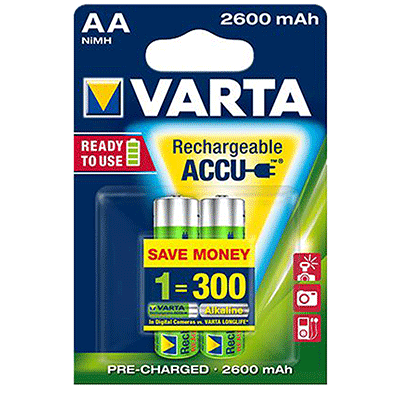 VARTA Accu AA Rechargeable Batteries 2600mAh
