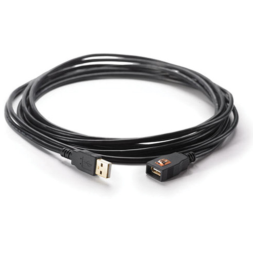 کابل افزایش دهنده Tether Tools 15' TetherPro USB 2.0 Male to Female Passive Extension Cable (Black):CU5435 