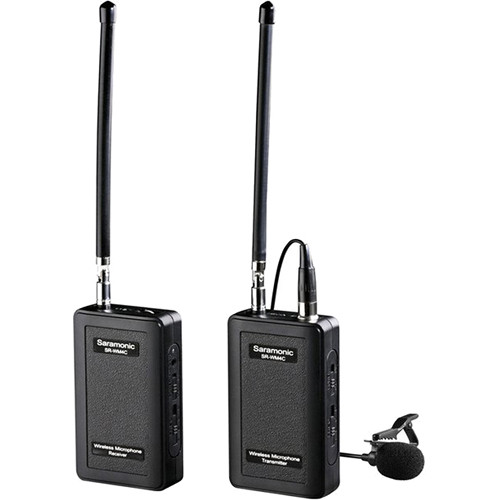 کیت میکروفون بی سیم یقه ای سارامونیک Saramonic SR-WM4C VHF Camera-Mount Wireless Omni Lavalier Microphone System