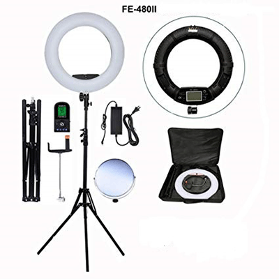 کیت رینگ لایت 480 به همراه پایه Ring Light FE-480 II ریموت و کیف