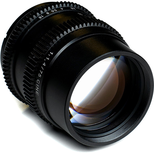 لنزهای سینمایی SLR Magic Cine 75mm f/1.4  for Sony E-Mount