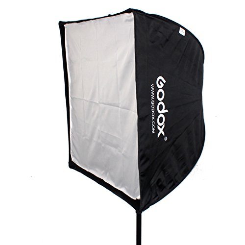 سافت باکس چتری 60X60 سانتی متر گودگس Godox Portable Softbox 60X60cm Umbrella Reflector for Flash Speedlite 