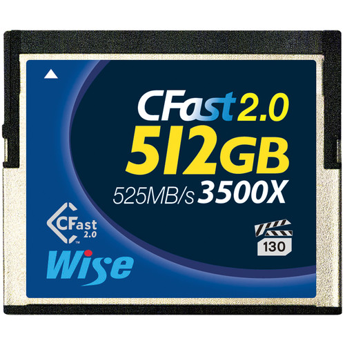 کارت حافظه سی فست وایز Wise Advanced 512GB CFast 2.0 Memory Card