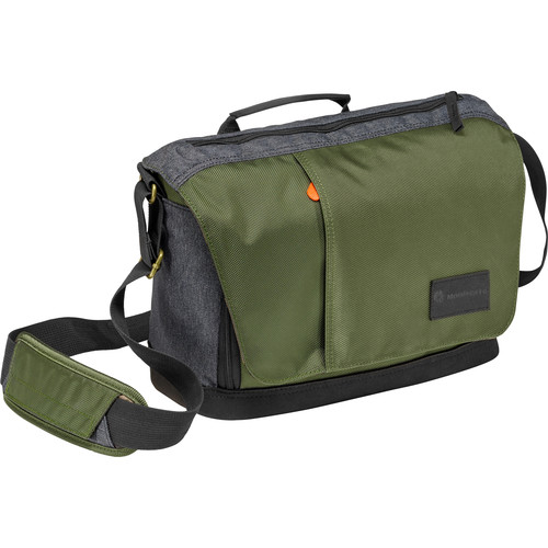 کیف شانه آویز مانفرتو  Manfrotto Street Camera Messenger bag for CSC/DSLR (Green and Gray):MB MS-M-GR 