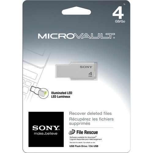 فلش مموری 4 گیگ Sony 4GB Micro Vault USM-M USB Flash Drive