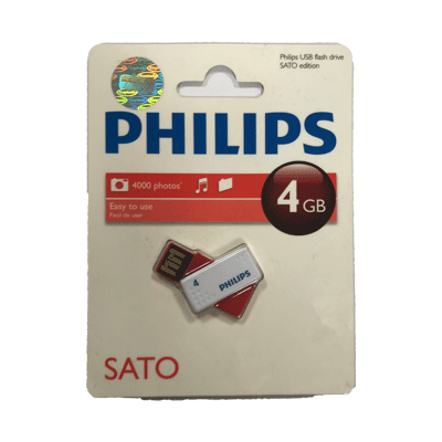 فلش مموری 4 گیگ  Philips 4Gb SATO