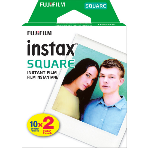 کاغذ چاپ سریع مربعی فوجی فیلم 20 عددی FUJIFILM INSTAX SQUARE Instant Film