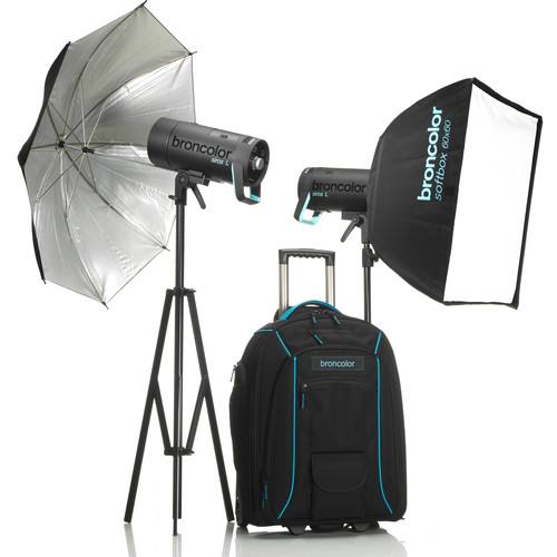 کیت فلاش باطری دار برانکالر 800 وات Broncolor Siros 800 L Battery-Powered 2-Light Outdoor Kit 2