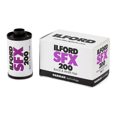 فیلم ایلفورد سیاه و سفید Ilford SFX 200 Black and White Negative Film :35mm Roll Film, 36 Exposures