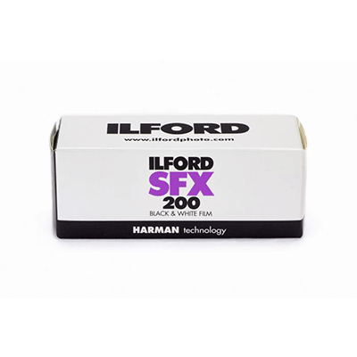 فیلم ایلفورد سیاه و سفید Ilford SFX 200 Black and White Negative Film :120 Roll Film