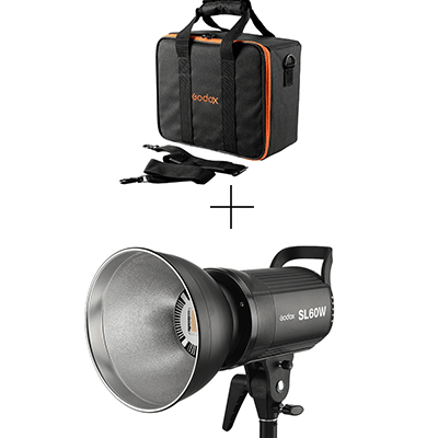 نور ثابت ال ای دی گودکس Godox SL-60 LED Video Light به همراه کیف مدل CB-12