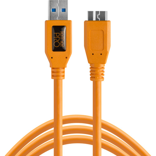 کابل تترتولز کابل یو اس بی TETHER TOOLS USB 3.0 MALE TYPE-A TO USB 3.0 MICRO-B CABLE CU5454