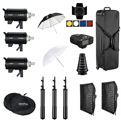 کیت فلاش نورپردازی گودکس GODOX STUDIO FLASH LIGHT KIT DP600 III