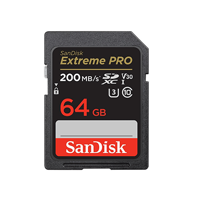 کارت حافظه سن دیسک SanDisk 64GB Extreme PRO UHS-I SDXC 200MB/s 