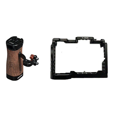 کیج کامل YC Onion Full Cage with Panini Wooden Side/Top Handle for SONY A7R IV 