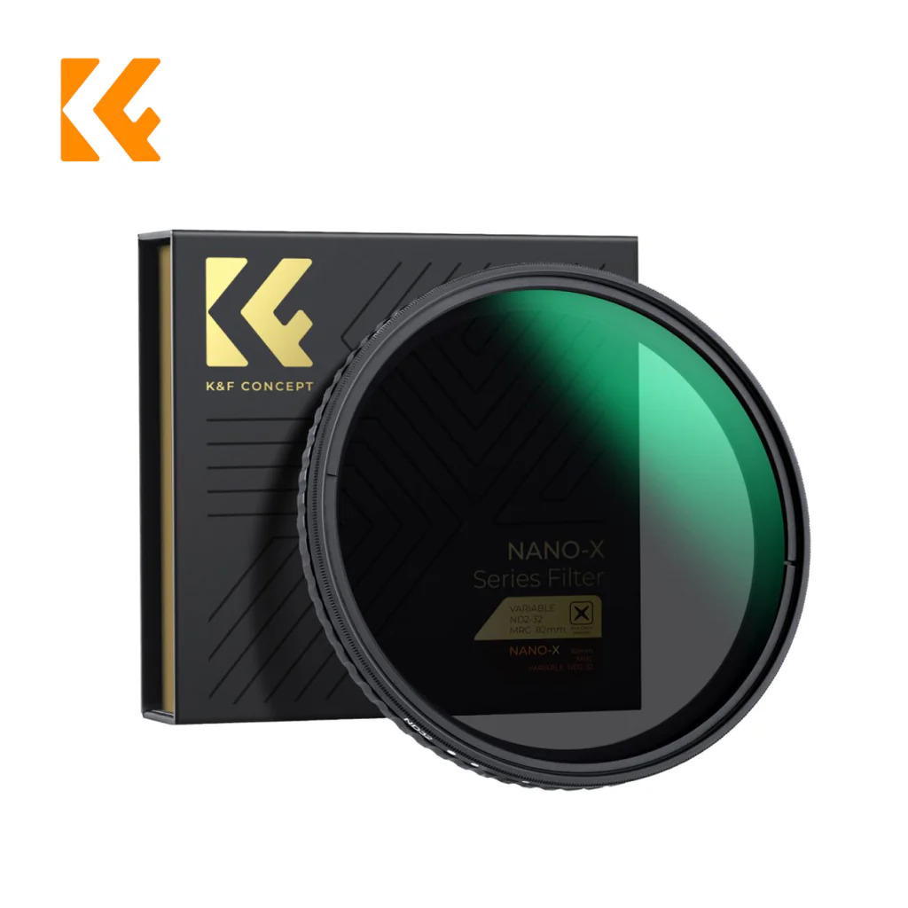 فیلتر ان دی متغیر  K&F Concept TRUE COLOR ND-VARIO Nano X 1 TO 5-STOP (82MM)
