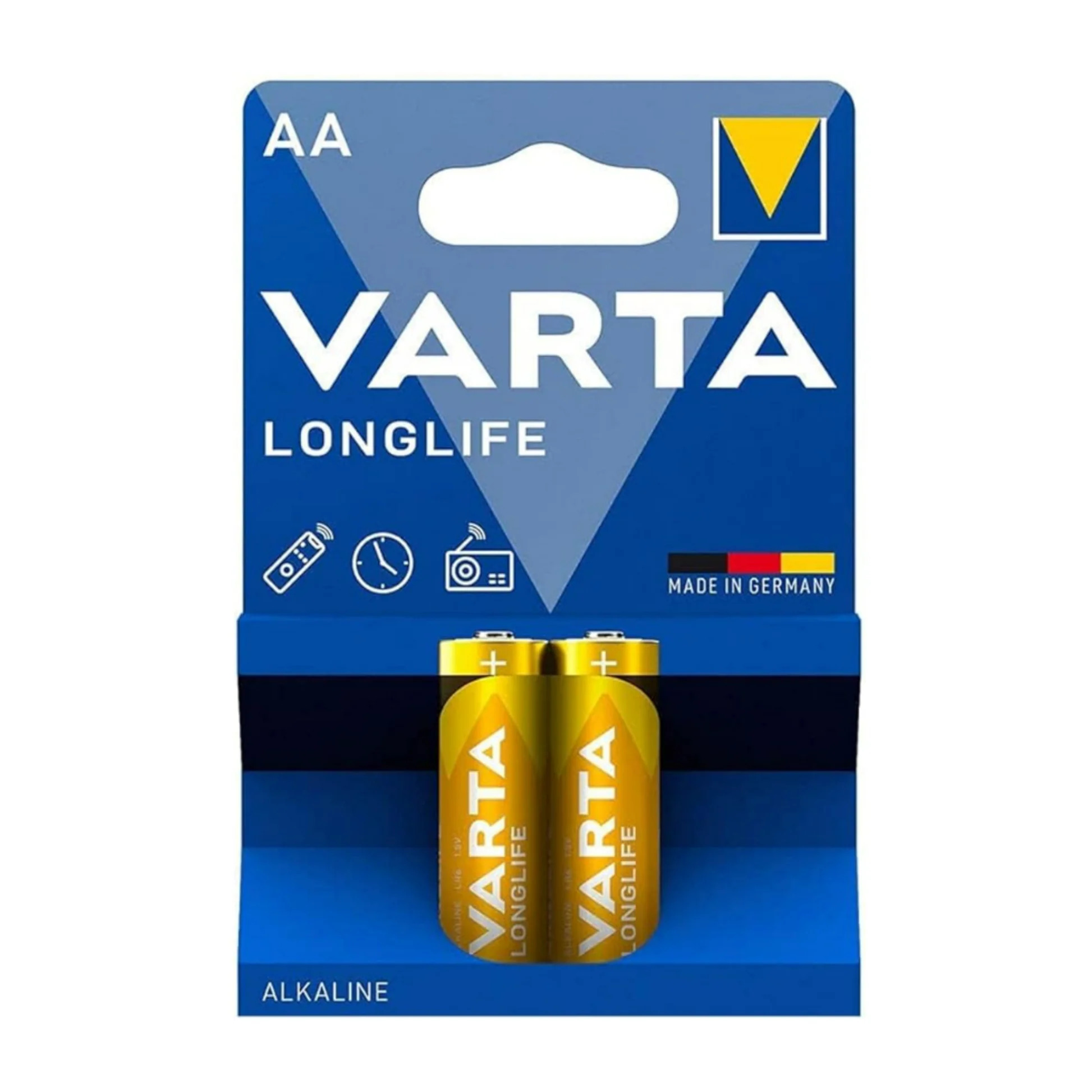 باتری آلکالاین قلمی وارتا Varta Longlife AA 