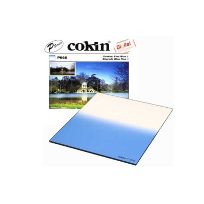  Cokin P666 Graduated Fluorescent Blue 1 Resin Filter