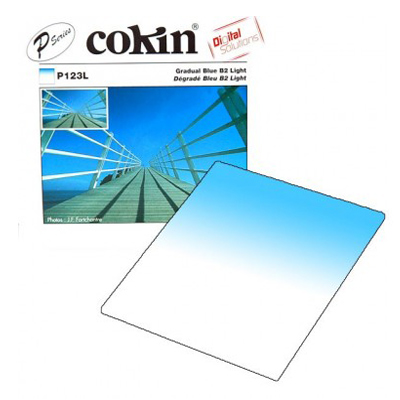  Cokin P123L Graduated B2 Light Blue Resin Filter