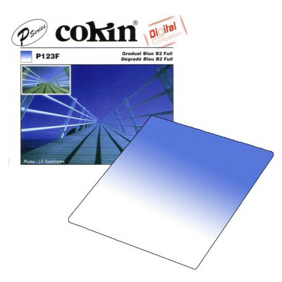  Cokin P123F Blue Graduated B2 Full Resin Filter