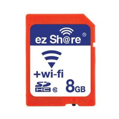 ez Sh@re WiFi SD Memory Card 8 GB Class 10