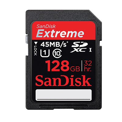SanDisk 128GB SDXC Extreme 300X