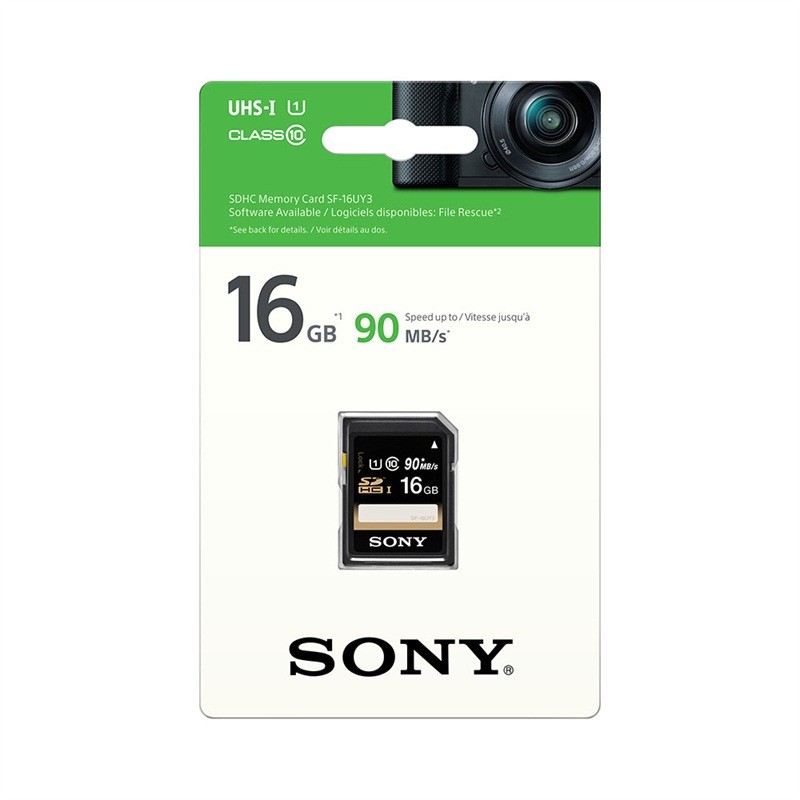 Sony Performance 16GB SDHC Card Class 10, 90MB/S
