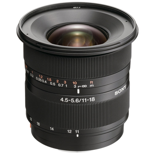  Sony DT 11-18mm f/4.5-5.6 Lens 