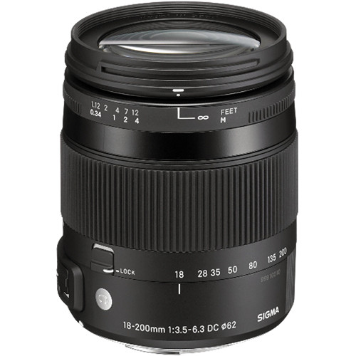 Sigma 18-200mm F3.5-6.3 DC Macro OS HSM | C for Canon