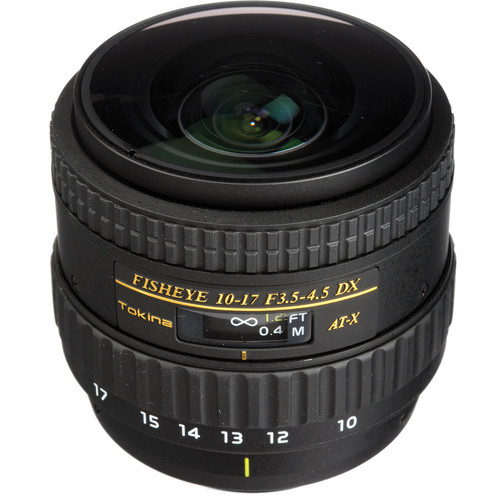 Tokina AT-X 107 AF DX NH Fisheye 10-17mm f/3.5-4.5 Lens for Nikon 