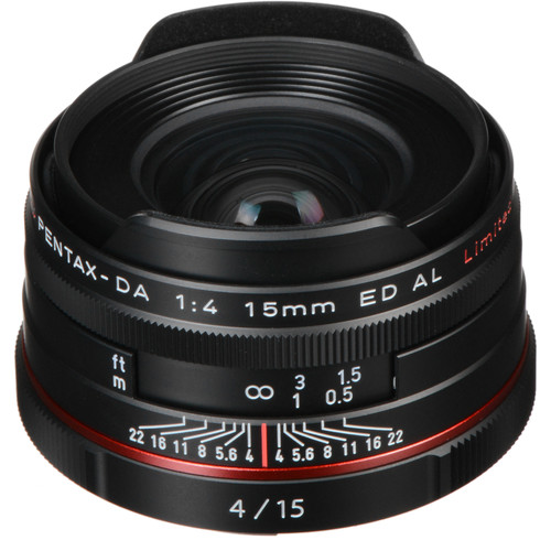  Pentax HD Pentax DA 15mm f/4 ED AL Limited Lens  